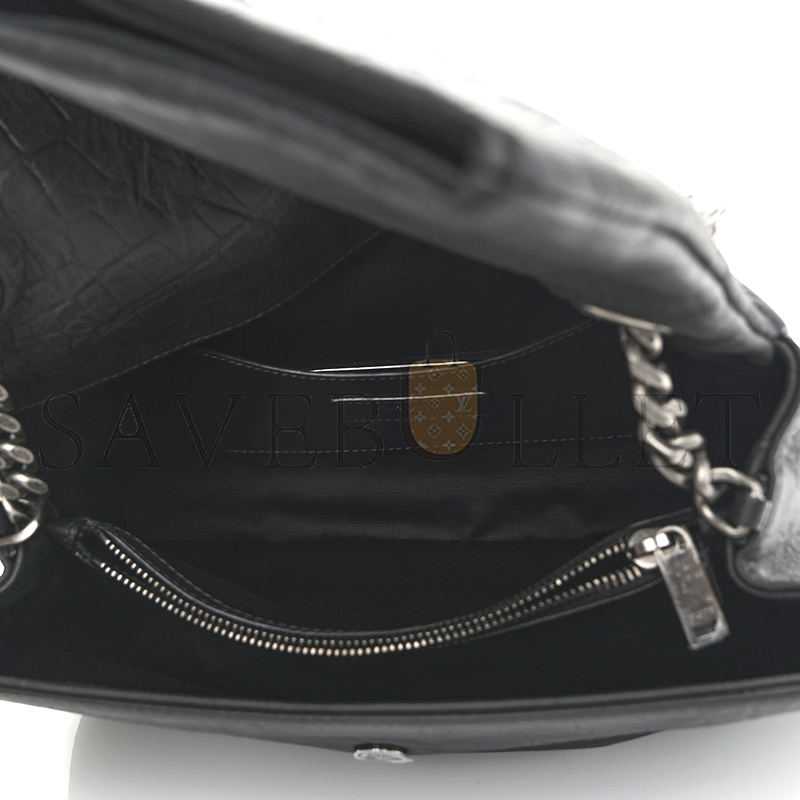 Y*L medium west hollywood monogram fold-over grey 1079793 (24*15*10cm)